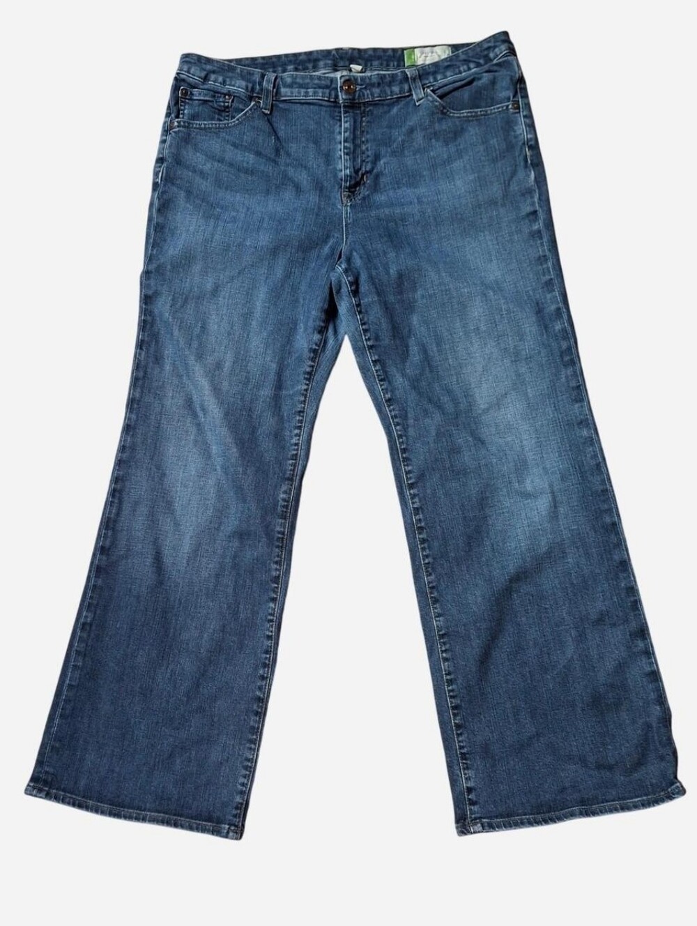 GAP Essential Stretch Medium Wash Ankle Jeans Straight Leg 14